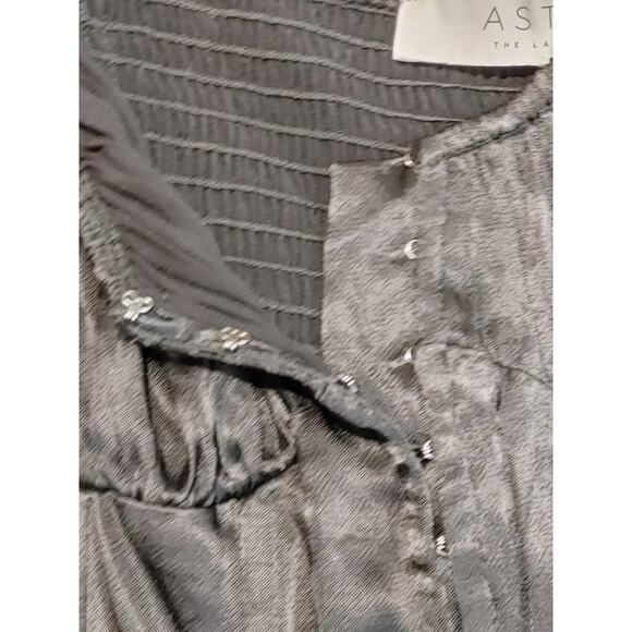 NWT ASTR The Label Tank Top Bustier Corset Crop Camisole Top Black Womens L - Picture 5 of 5